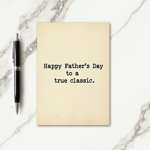 Fathers Day Vintage Style Card