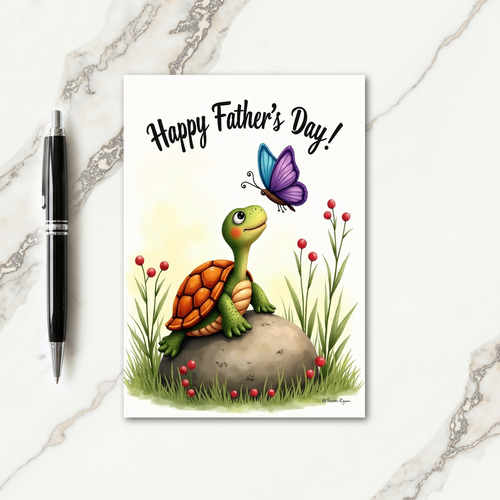Fathers Day Wonder Critter Card