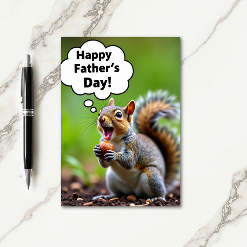 Fathers Day Woodland Joy Card