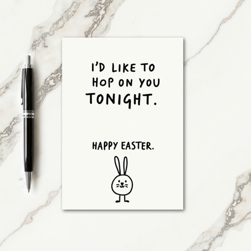 Faux Art Paper Easter Card