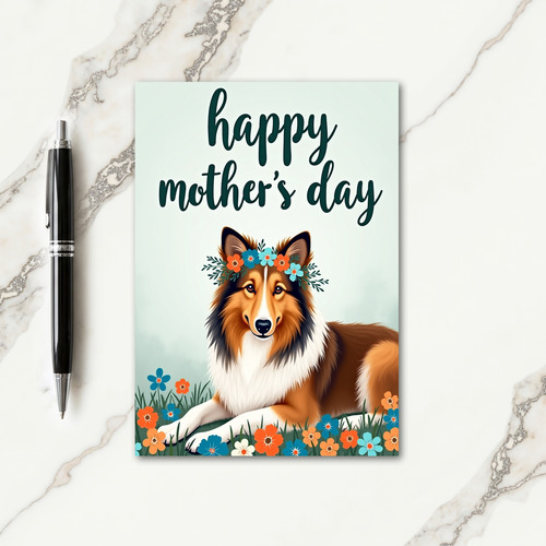 Faux Foil Loyal Canine Card