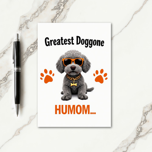 Faux Fur Greatest Humom Card