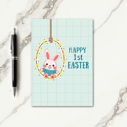 Faux Gold Easter Celebration Card