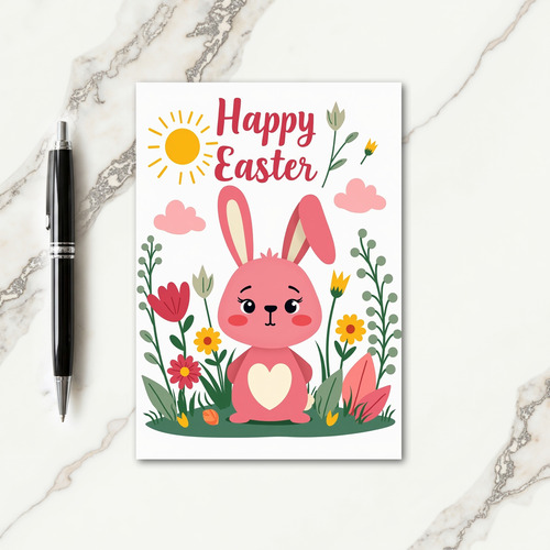 Faux Gold Easter Creature Card