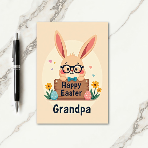 Faux Gold Happy Holiday Card