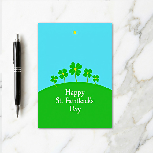 Faux Gold Saint Patricks Day Card