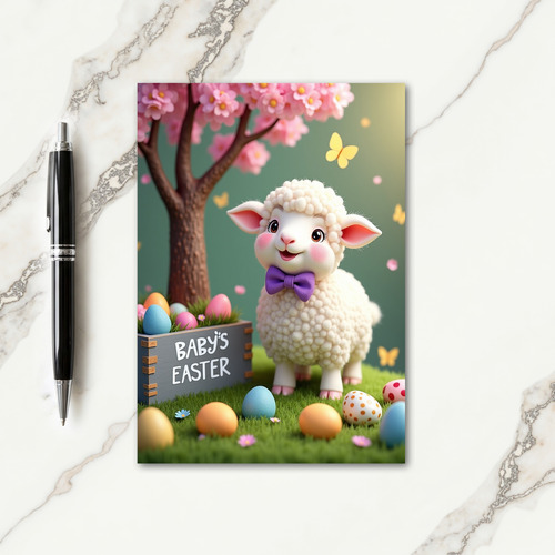 Faux Gold Spring Animal Card