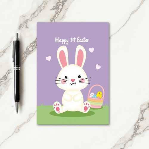 Faux Gold Spring Festivities Card