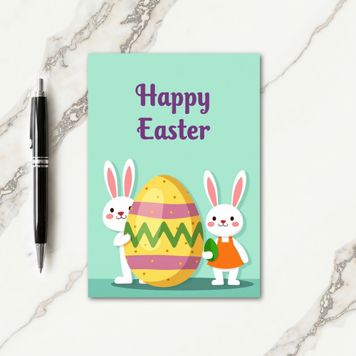 Faux Gold Springtime Celebration Card