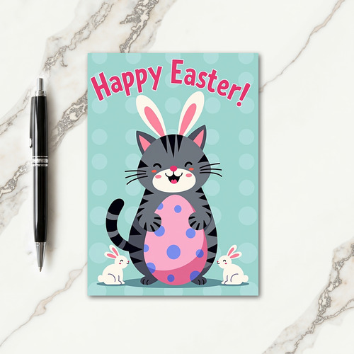 Faux Pastel Easter Friends Card