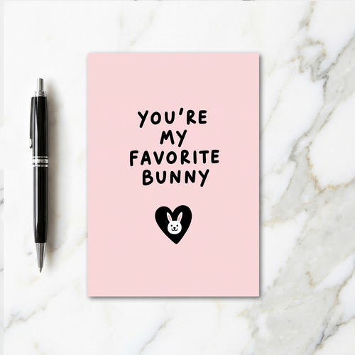 Favorite Bunny Graphic Card