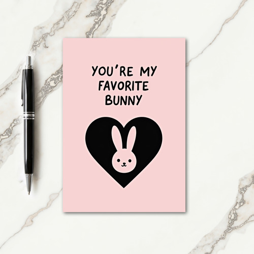 Favorite Bunny Greeting Card