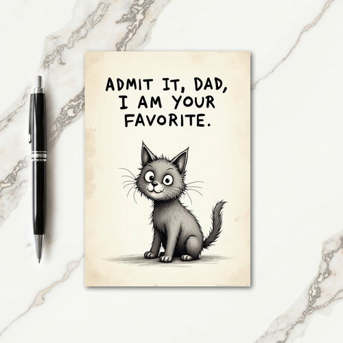 Favorite Kid Fathers Day Card
