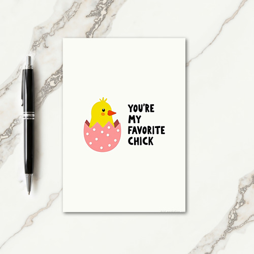 Favorite Little Chick Card