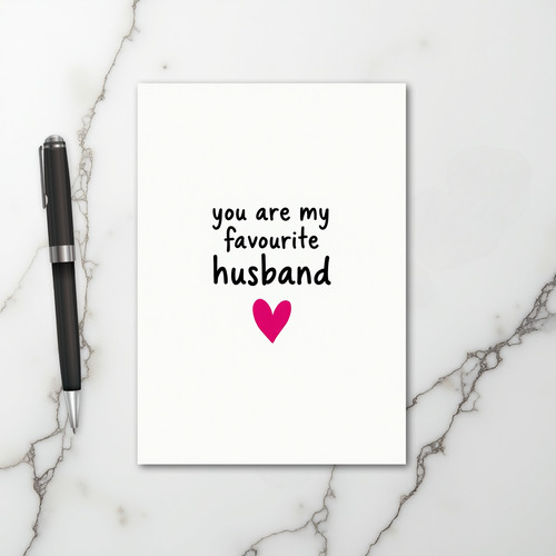 Favourite Husband Love Card