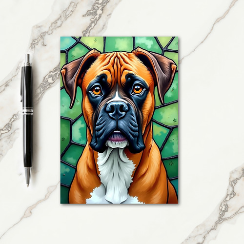 Fawn Dog Fathers Day Art Card