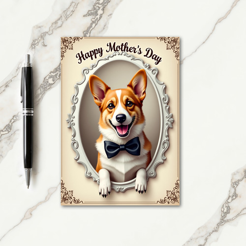 Fawn Dog Sweet Mothers Day Card