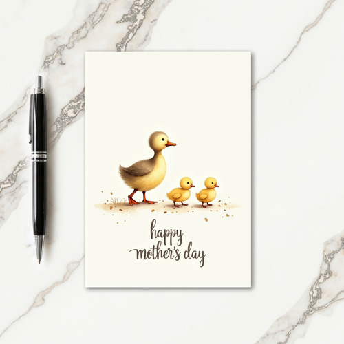 Feathered Family Day Card