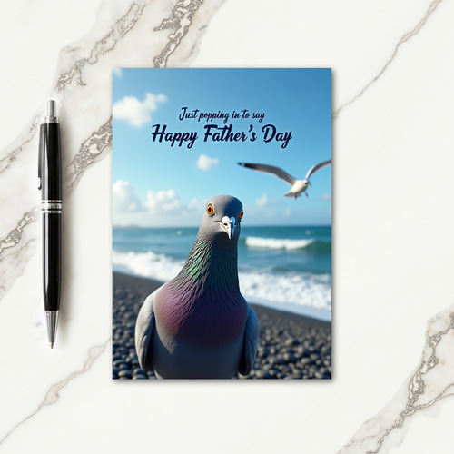Feathered Friend Fathers Day Wish Card