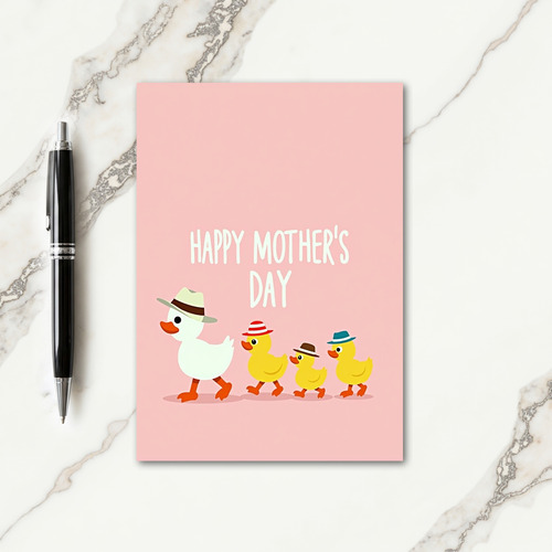 Feathered Mothers Day Parade Card
