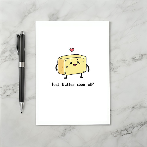 Feel Butter Soon Ok Card