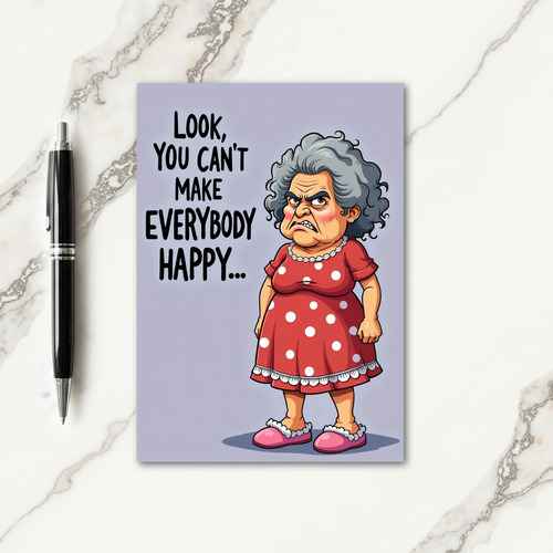 Feisty Granny Birthday Card