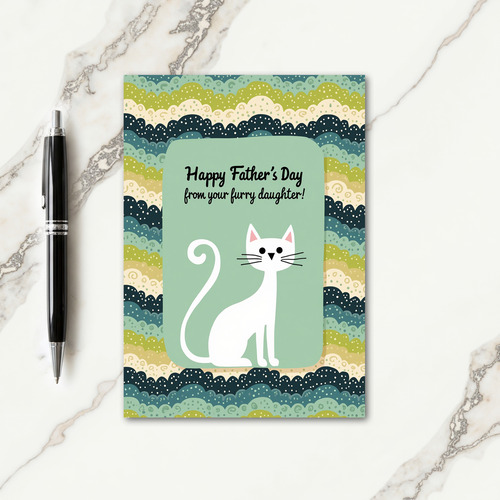 Feline Fathers Day Love Card