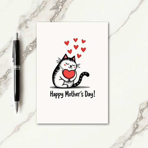 Feline Love Mothers Day Card