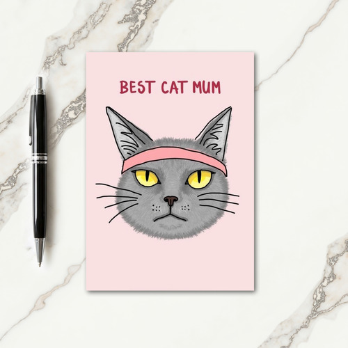 Feline Mothers Day Portrait Card