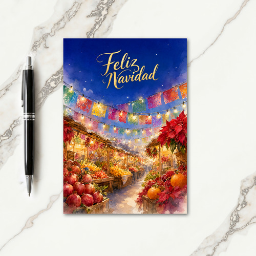 Feliz Navidad Greetings Card