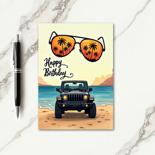 Festive Adventure Birthday Card