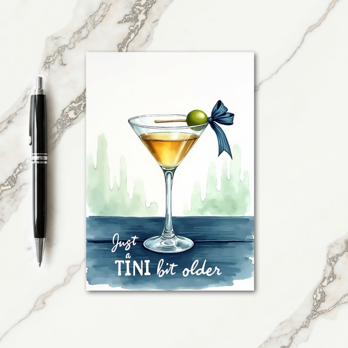 Festive Amber Glow Card