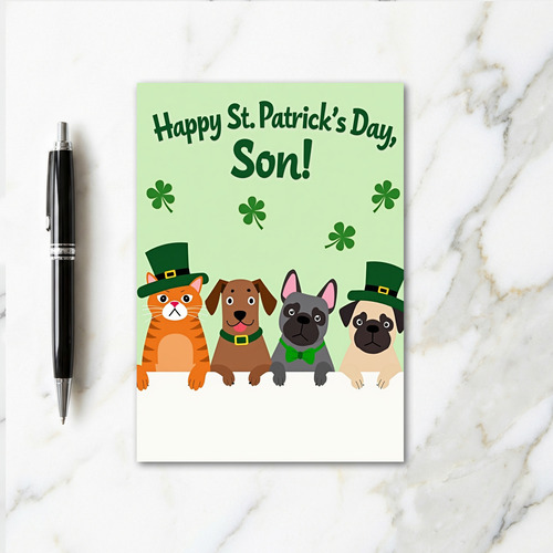 Festive Animal Friends Day Card