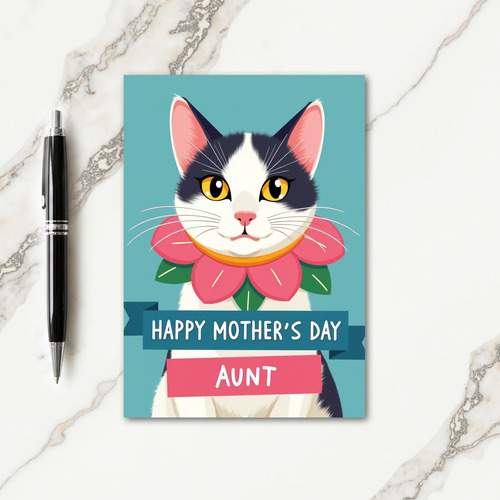 Festive Aunts Day Wishes Card
