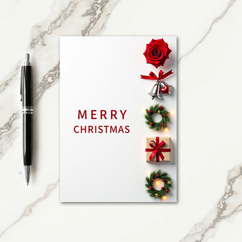 Festive Bell Christmas Card