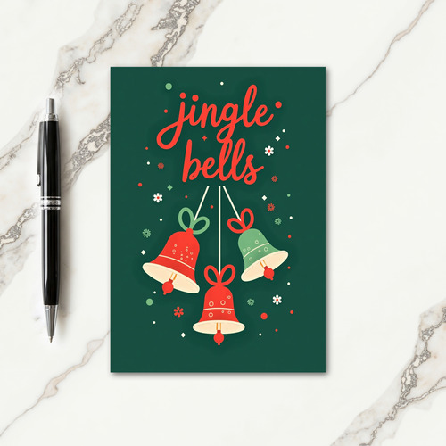 Festive Bells Christmas Card
