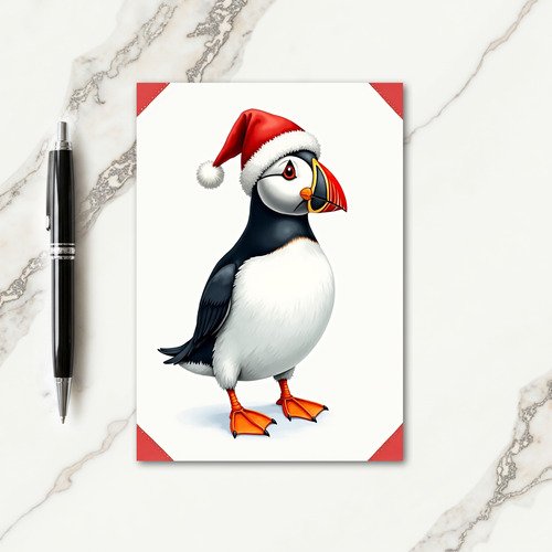 Festive Bird Cap Card