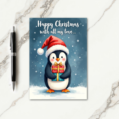 Festive Bird Gift Card