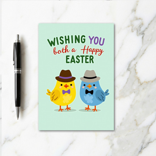 Festive Birds Celebration Card