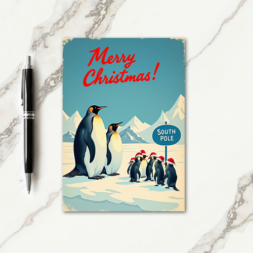 Festive Birds Winter Card