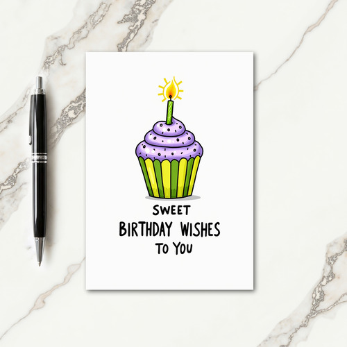Festive Birthday Art Card