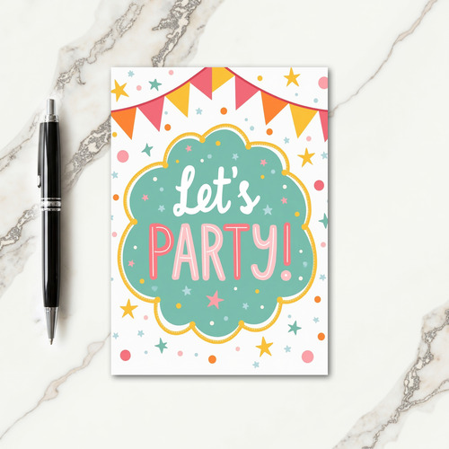 Festive Birthday Banner Card