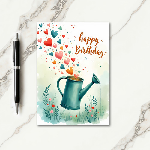 Festive Birthday Can Card