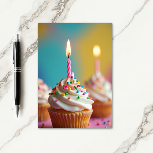 Festive Birthday Candle Card