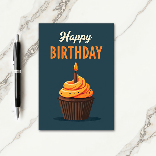 Festive Birthday Candle Glow Card