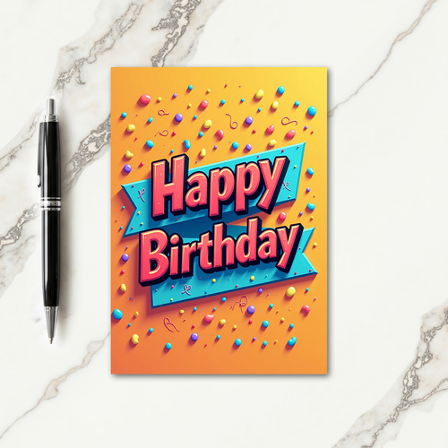Festive Birthday Jelly Card