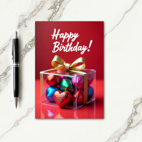 Festive Birthday Jewel Card