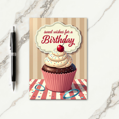 Festive Birthday Pearl Card