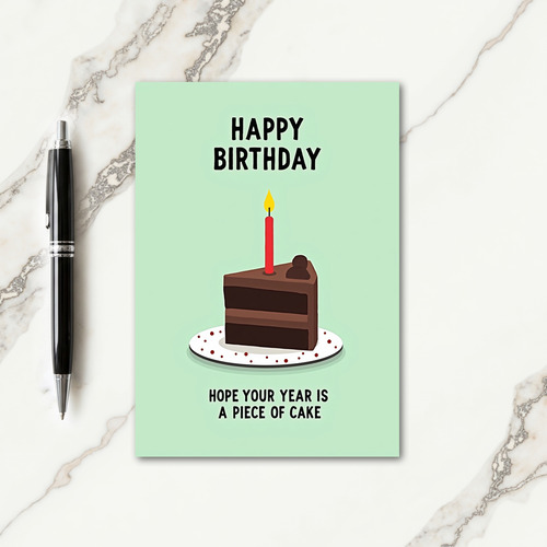 Festive Birthday Polka Dot Cake Card