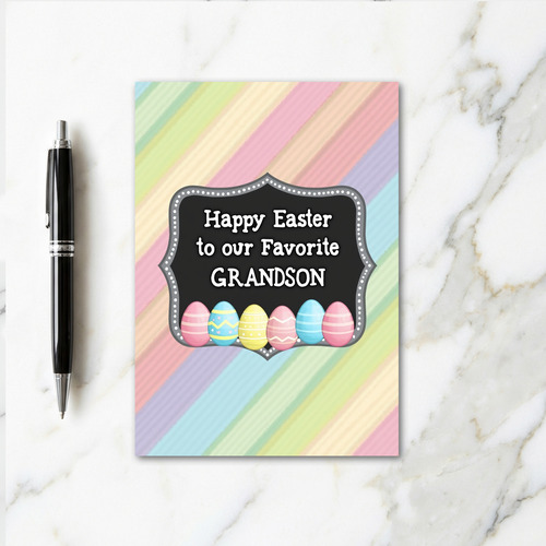 Festive Blackboard Holiday Card